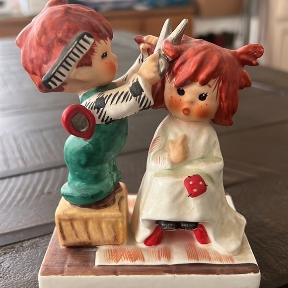 Vintage W. Goebel Charlot Byj Red Head Figurine Sheer Nonsense BYJ 5 - Picture 9 of 9